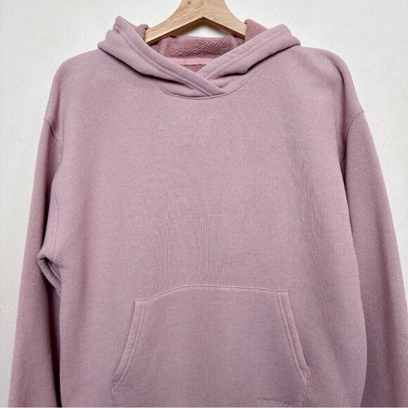 Smartwool Mens Xsmall French Terry Merino Wool Mauve Hoodie - Picture 5 of 16